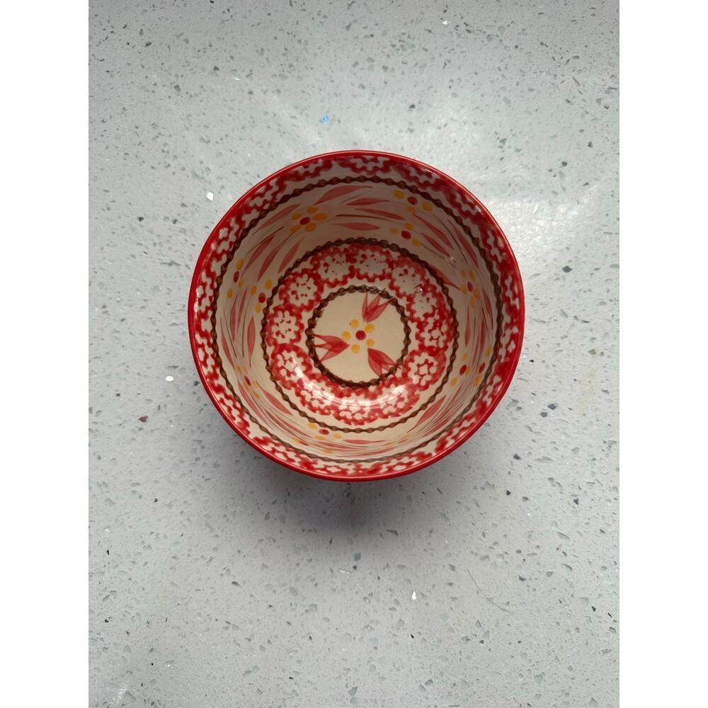 Temp-tations by Tara OLD WORLD RED 10oz Ovenware Serving Bowl - Picture 3 of 4